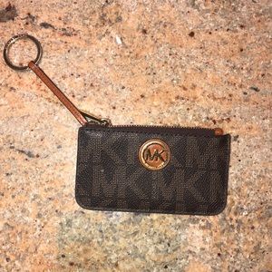 Micheal Kors card holder keychain